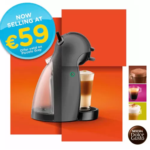 Dolce Gusto® Piccolo Charcoal Grey KRUPS Coffee Machine (old